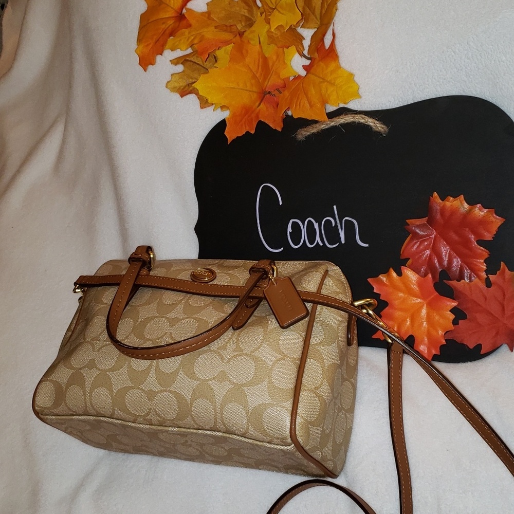 Coach brown purse